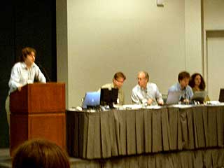 Session 2: From Simulation to Interaction. Kurt Squire, Andrew Court, Scott Fisher, Ben Sawyer, and Amy Bruckman