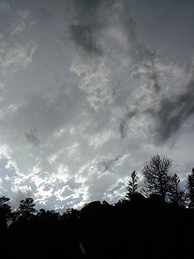 black clouds