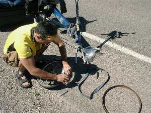 fixing a flat