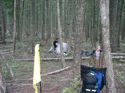 Illegal camping